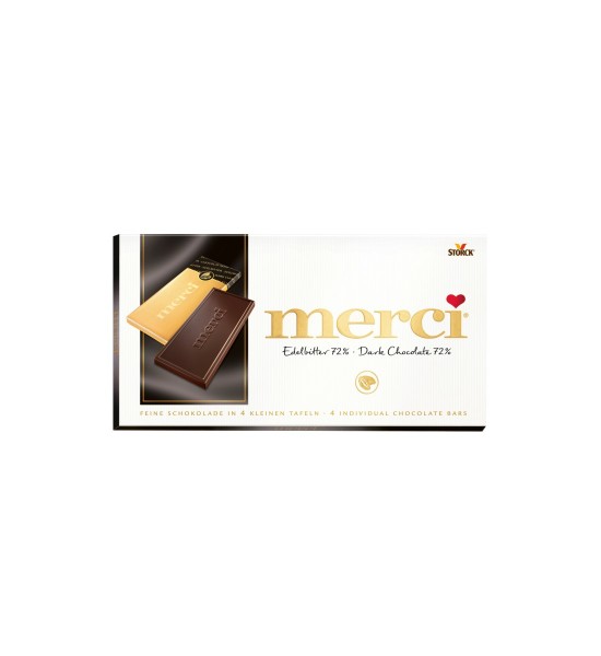 Merci Dark Chocolate 72% Cacao 100 g