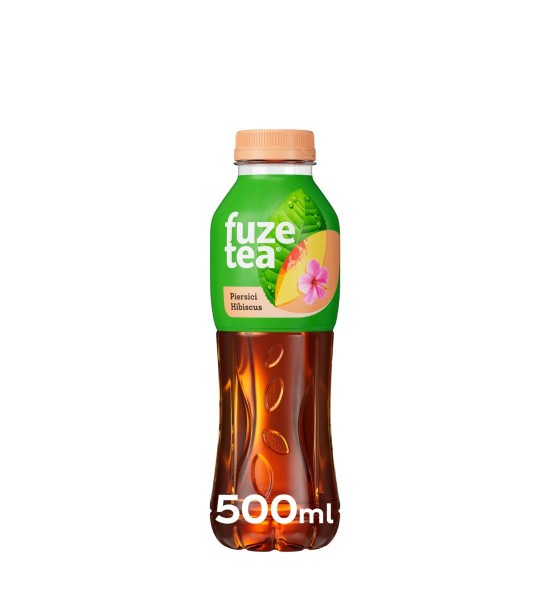 Ceai Negru Fuzetea cu Piersici si Hibiscus 0.5L