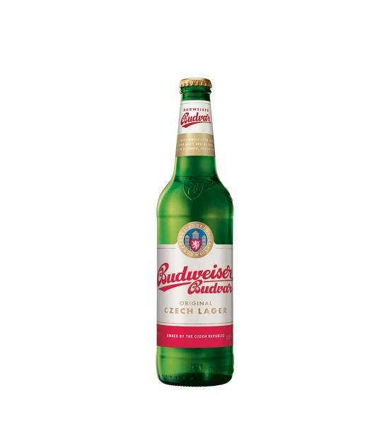 Budweiser Budvar Czech Premium Lager - sticla - 0.5L