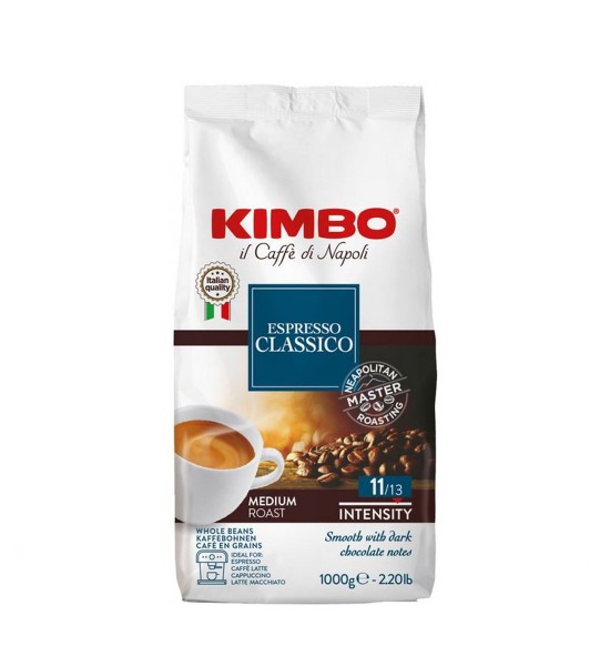 Produs - Kimbo Espresso Classico 100% Arabica cafea boabe 1 kg - Wpg.ro