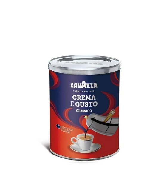 Lavazza Crema e Gusto cafea macinata - Cutie Metalica - 250 g