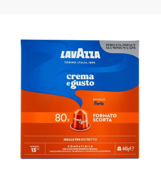 Produs - Lavazza Crema & Gusto Forte 80 capsule - Wpg.ro