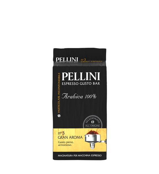 Pellini Espresso Gusto Bar No 3  Gran Aroma cafea macinata 250 g