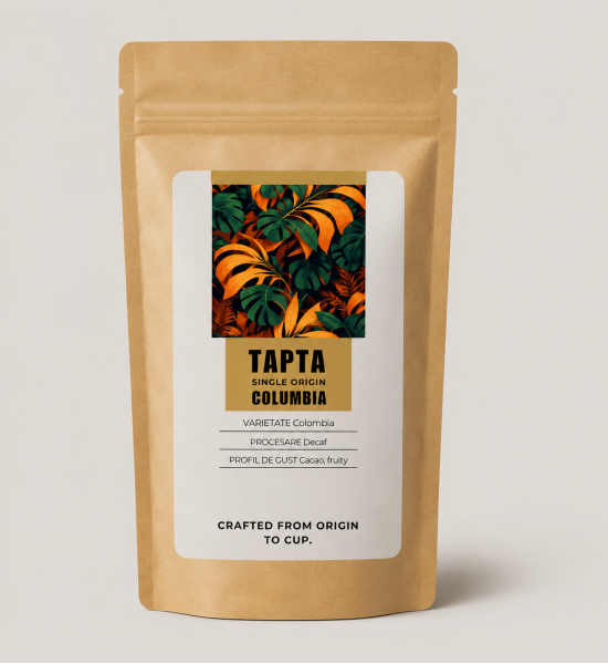 Produs - Tapta Columbia - Decaf - Colombia - cafea boabe 250 g - Wpg.ro