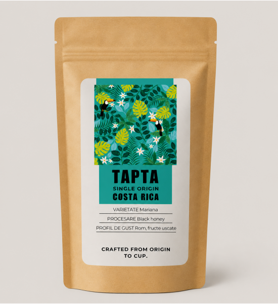 Tapta Costa Rica - Black Honey - Mariana - cafea boabe 250 g