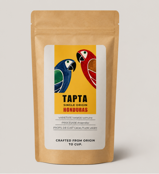 Produs - Tapta Honduras - Anaerobic - Varietati Comune - cafea boabe 250 g - Wpg.ro