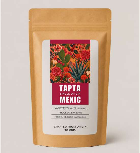 Produs - Tapta Mexic - Washed - Varietati Comune - cafea boabe 250 g - Wpg.ro