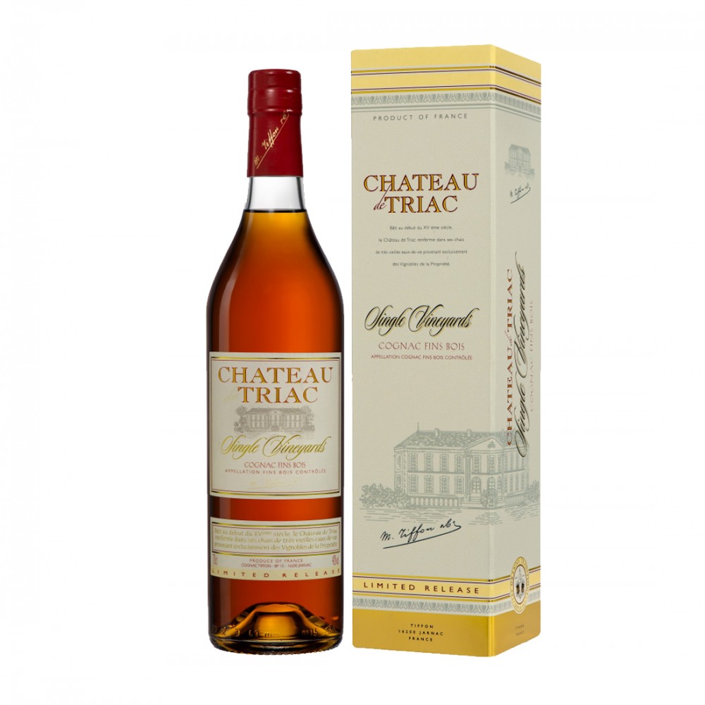 Cognac Chateau de Triac Single Vineyards Fins Bois - Limited release - 0.7L