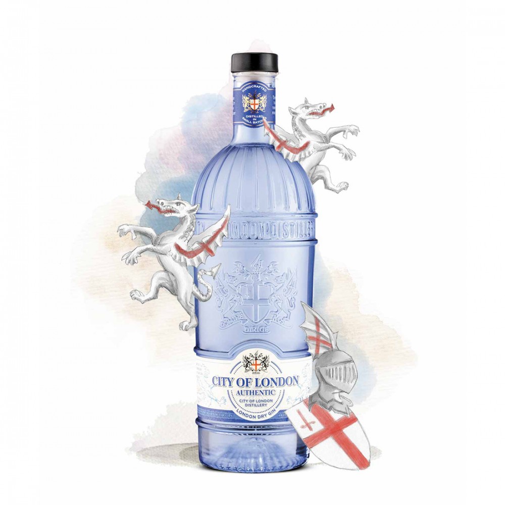 Gin City of London Authentic London Dry 0.7L