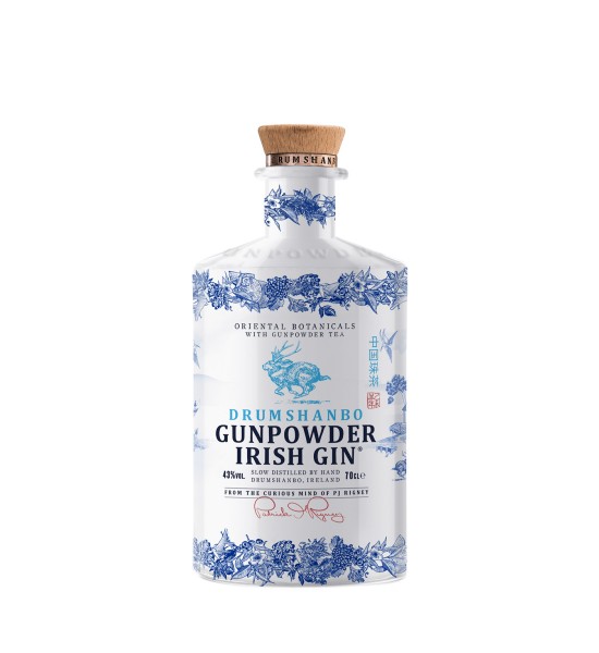 Gin Drumshanbo Gunpowder Irish Ceramic Bottle 0.7L