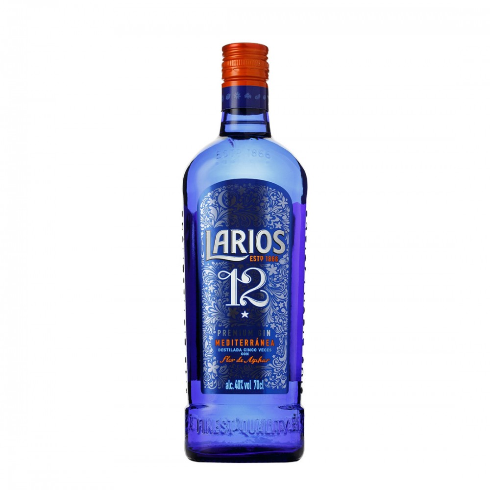 Gin Larios Premium Mediterranea 12 Botanicals 0.7L