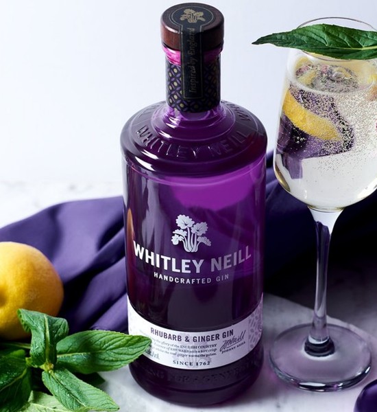 Gin Whitley Neill Rhubarb & Ginger 1L
