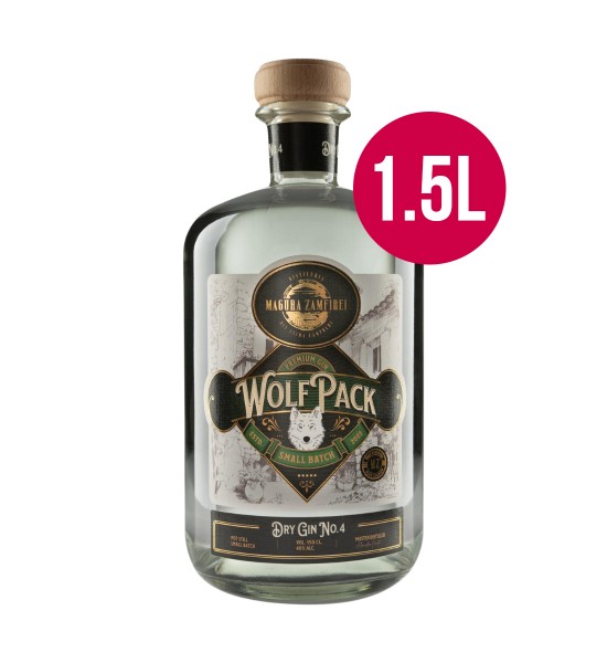 Produs - Gin Magura Zamfirei Wolfpack Small Batch No4 Dry Gin Magnum 1.5L - Wpg.ro