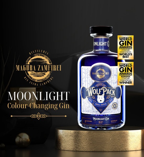 Produs - Gin Magura Zamfirei Wolfpack Small Batch Moonlight 0.7L - Wpg.ro