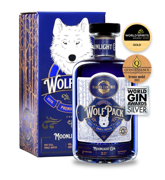 Produs - Gin Magura Zamfirei Wolfpack Small Batch Moonlight  Cutie 0.7L - Wpg.ro