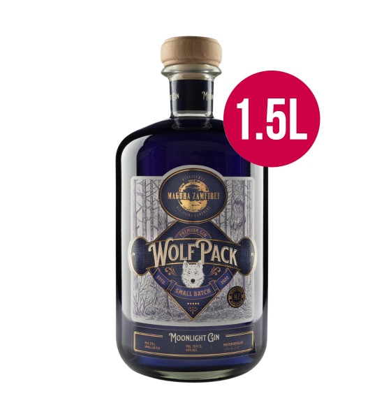 Produs - Gin Magura Zamfirei Wolfpack Small Batch Moonlight Magnum 1.5L - Wpg.ro