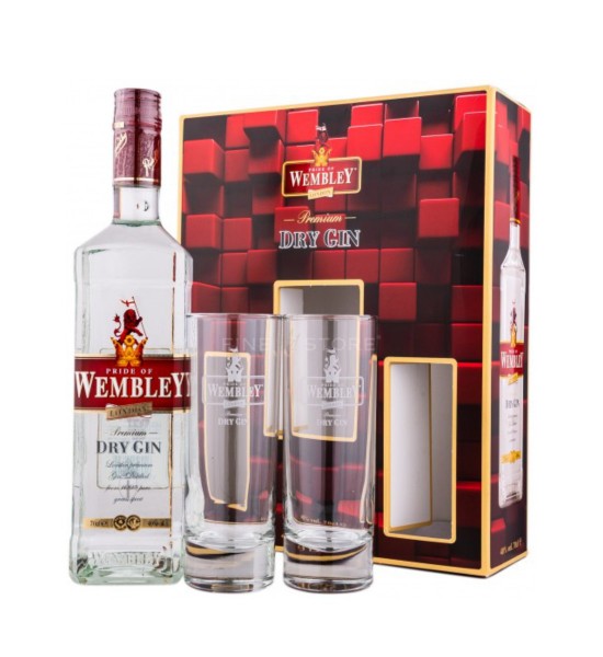 Gin Wembley Premium Dry Gift Set 0.7L