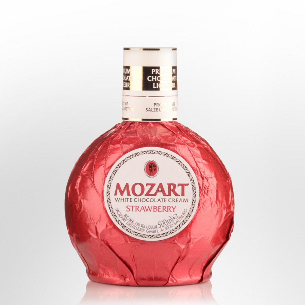 Lichior Mozart Strawberry White Chocolate Cream 0.5L Lichior Mozart Strawberry White Chocolate Cream 0.5L