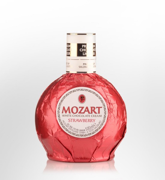 Mozart Lichior Strawberry White Chocolate Cream 0.5L