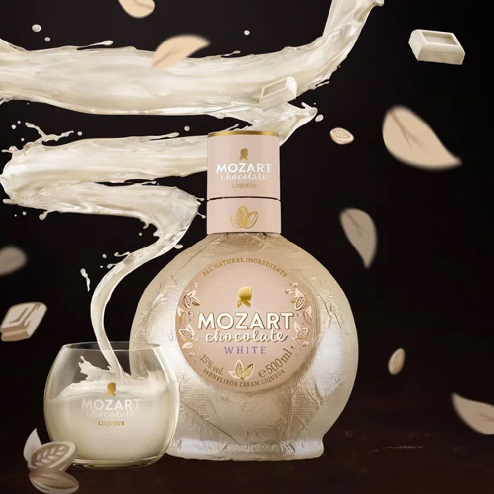 Lichior Mozart White Chocolate Vanilla Cream 0.5L Lichior Mozart White Chocolate Vanilla Cream 0.5L