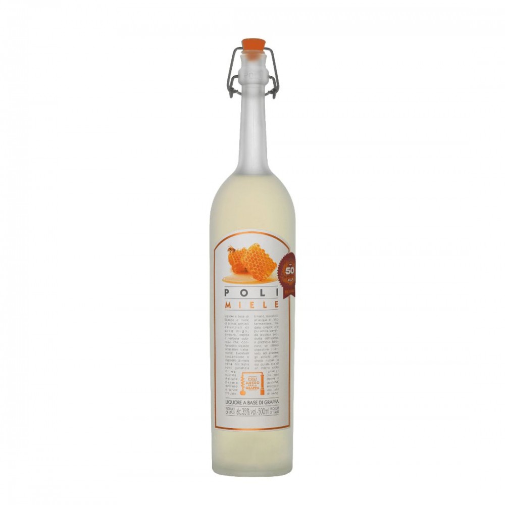 Lichior Poli Miele a base di Grappa 0.5L