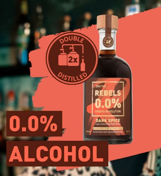 Produs - Rebels Dark Spice Rom Alternative Non Alcoolic 0.5L - Wpg.ro