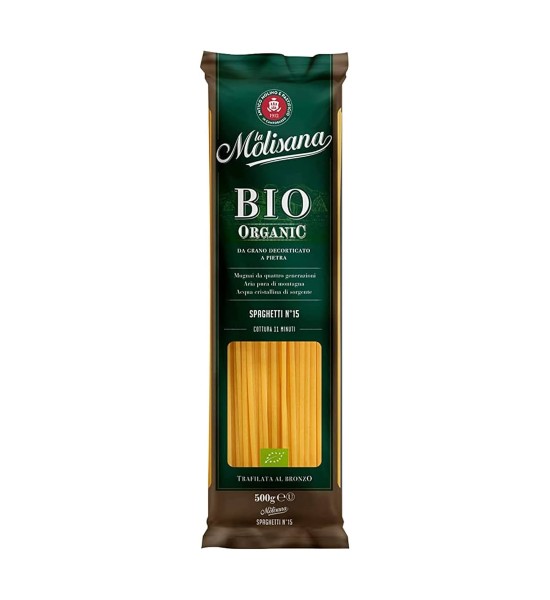 Produs - La Molisana no15 Spaghetti Bio Organic 500g - Wpg.ro