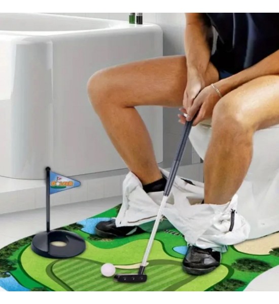 Produs - Joc Mini Golf Amuzant Pe Tron - Wpg.ro