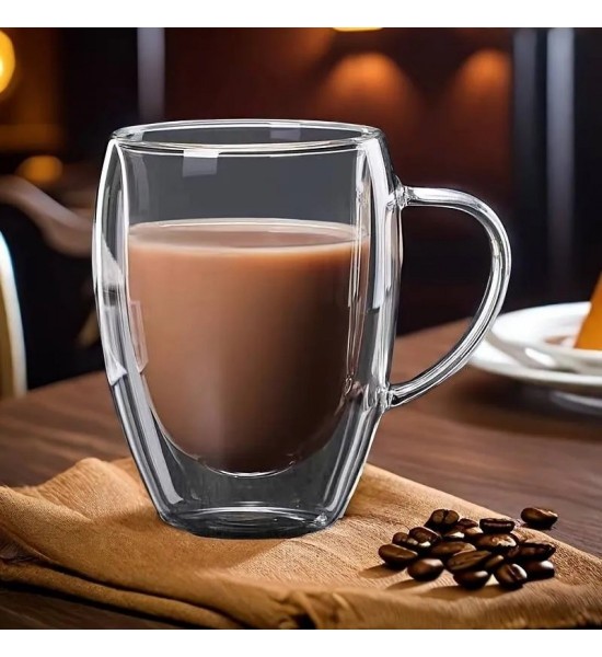 Cana De Cafea Cu Pereti Dubli 350 ml - Wpg.ro Produs - Cana De Cafea Cu Pereti Dubli 350 ml - Wpg.ro