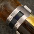 Termometru metalic brau pentru sticla de vin