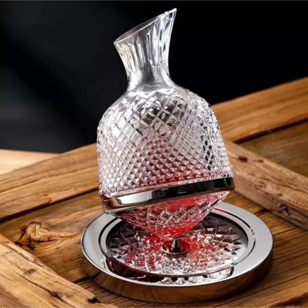 Decantor din sticla 1500 ml rotativ