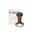 Tamper plat cafea 53 mm - Metallurgica Motta - Maner maro