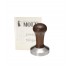 Tamper plat cafea 58 mm - Metallurgica Motta - Maner maro