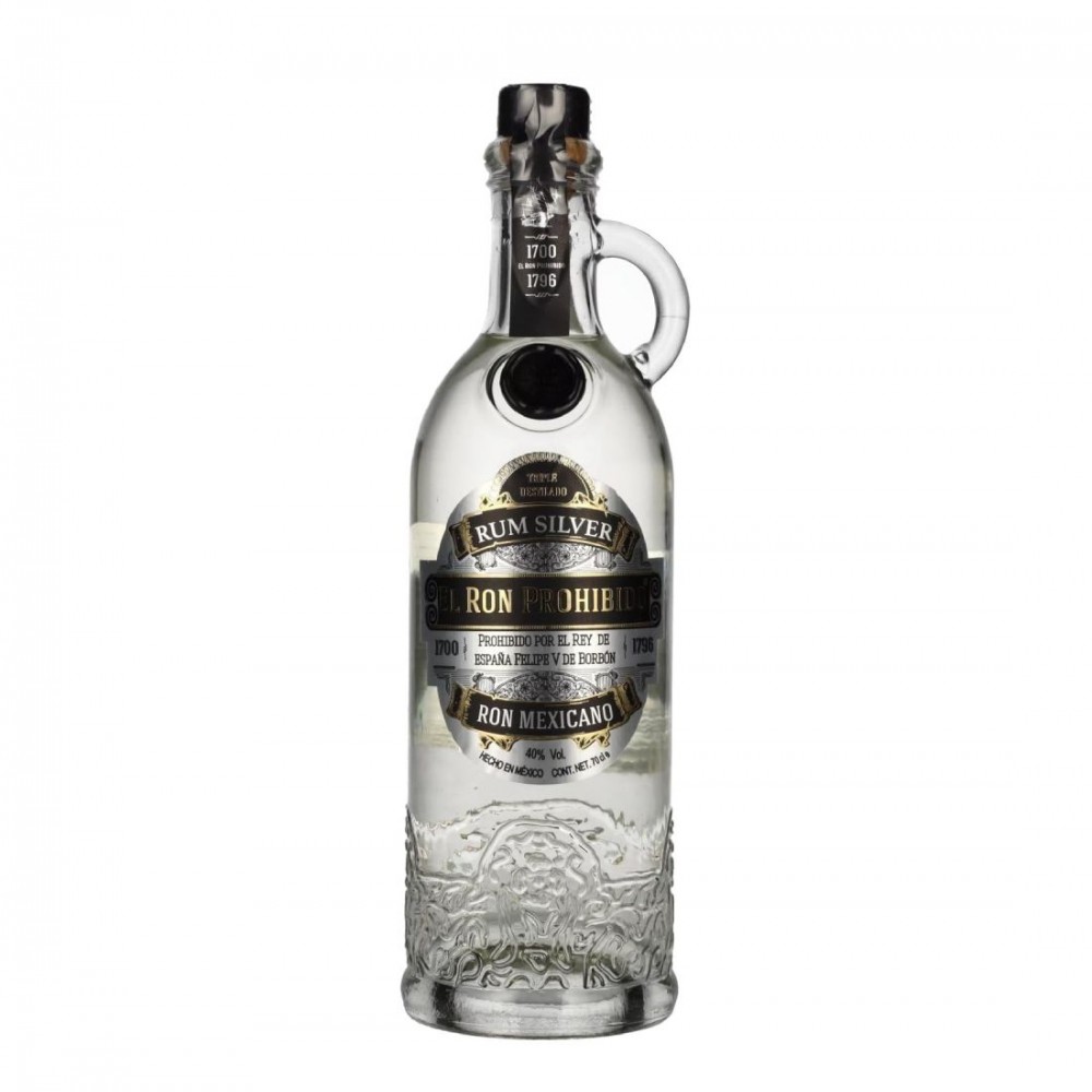 Rom El Ron Prohibido Silver Reserva Triple Distilado 0.7L