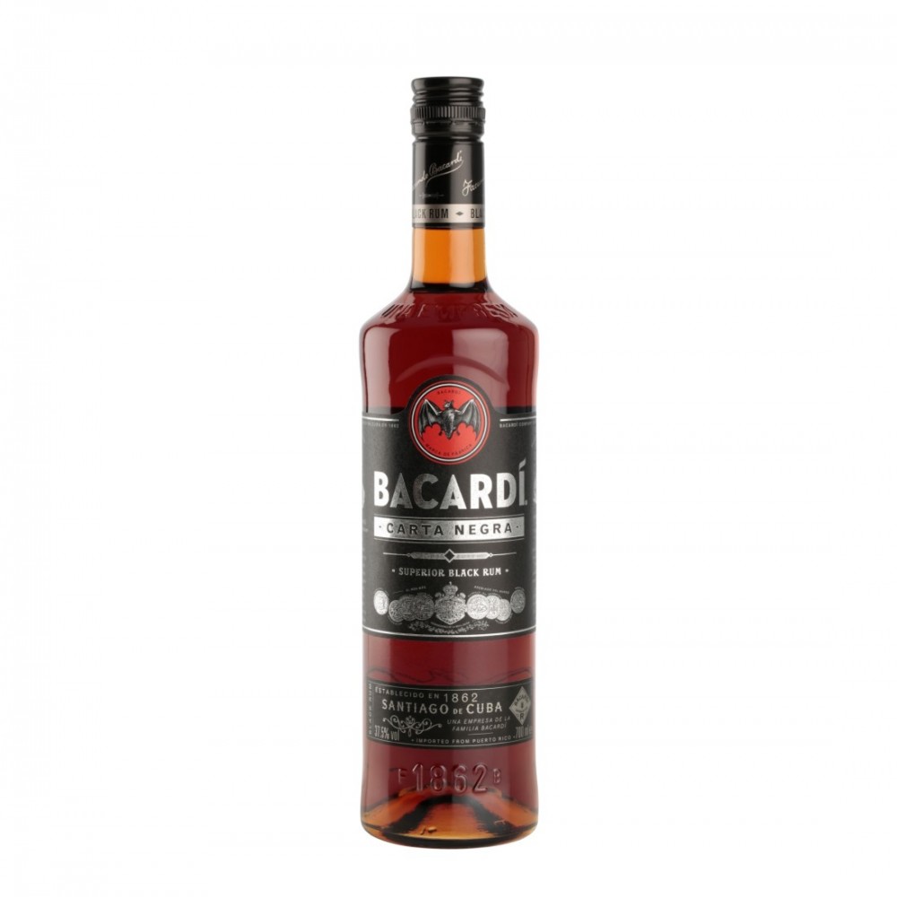 Rom Bacardi Carta Negra 37.5% 0.7L