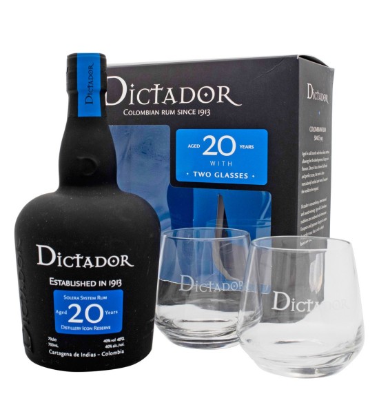 Rom Dictador 20 ani Gift Set 0.7L