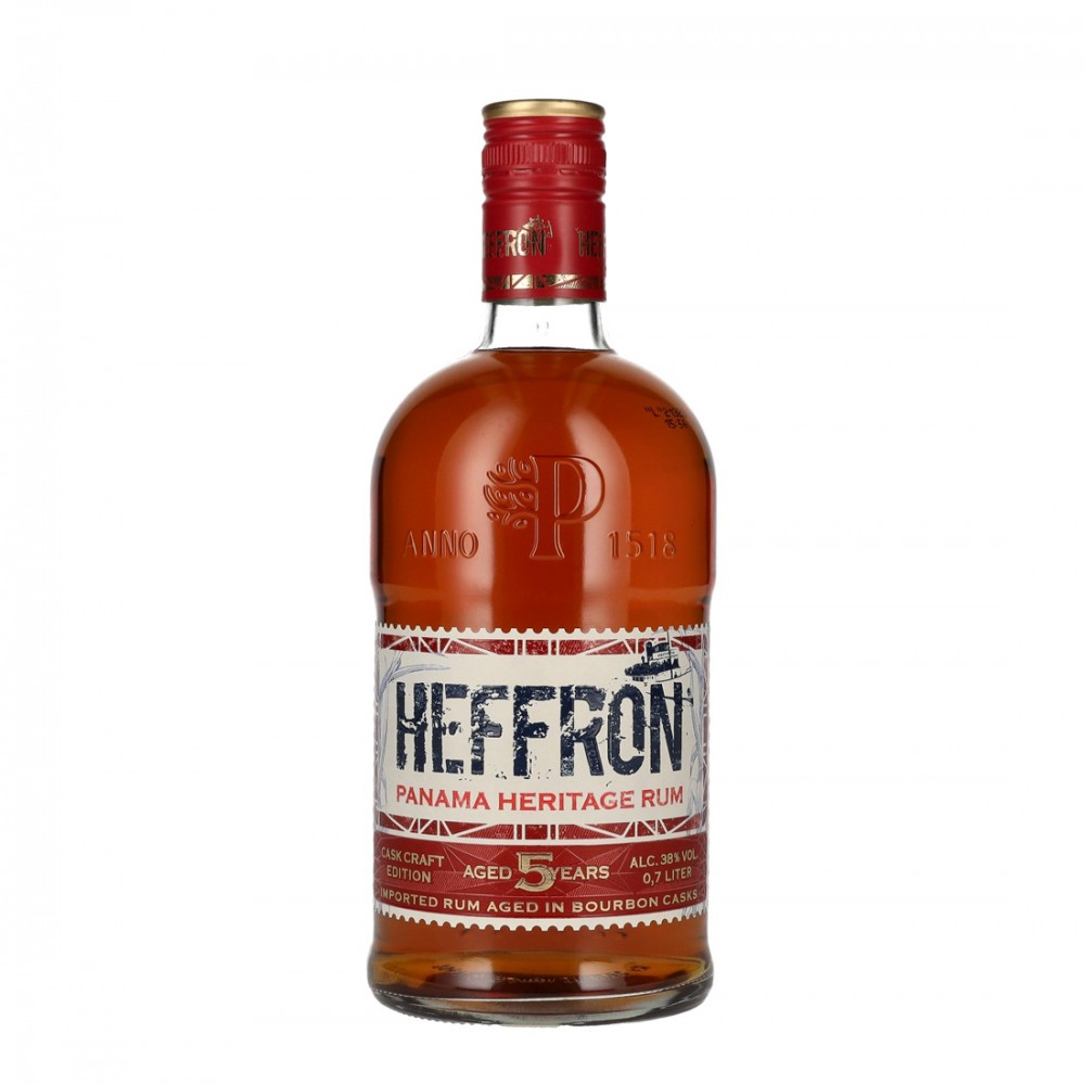 Rom Heffron Panama Heritage - Matured In Bourbon Barrels - 5 ani 0.7L Rom Heffron Panama Heritage - Matured In Bourbon Barrels - 5 ani 0.7L