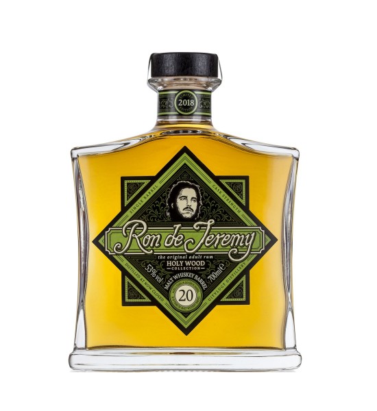 Rom Ron de Jeremy Holy Wood Collection Whiskey Barrel 20 ani 0.7L