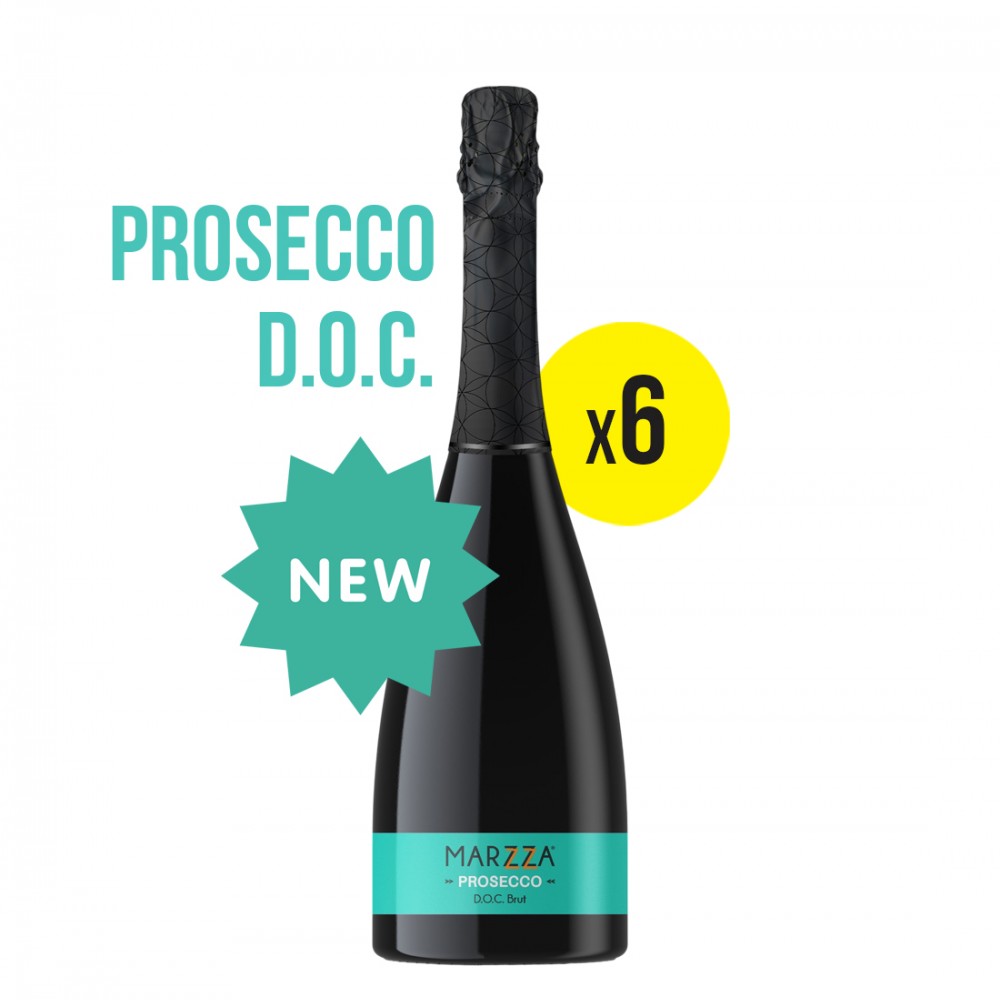 Marzza Prosecco DOC Brut BAX 6 st. x 0.75L Marzza Prosecco DOC Brut BAX 6 st. x 0.75L