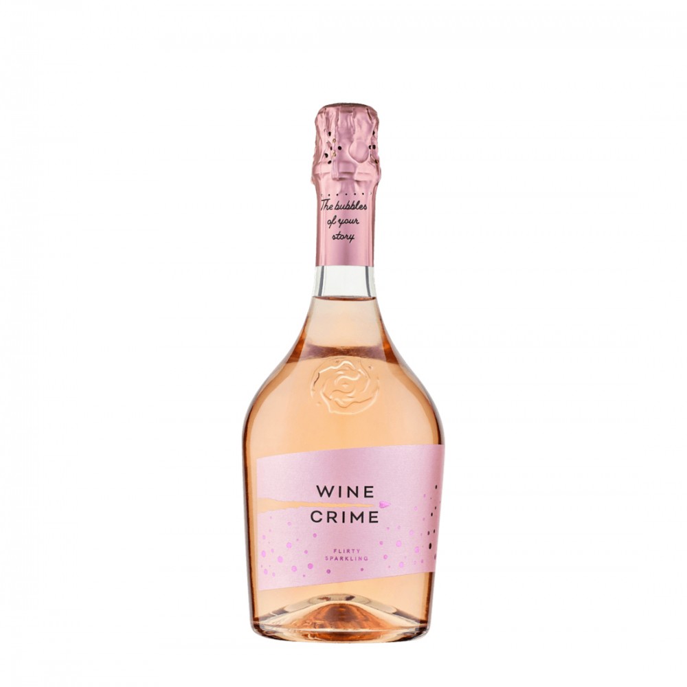 Domeniile Cuza Spumant Dulce Wine Crime Rose 0.75L 