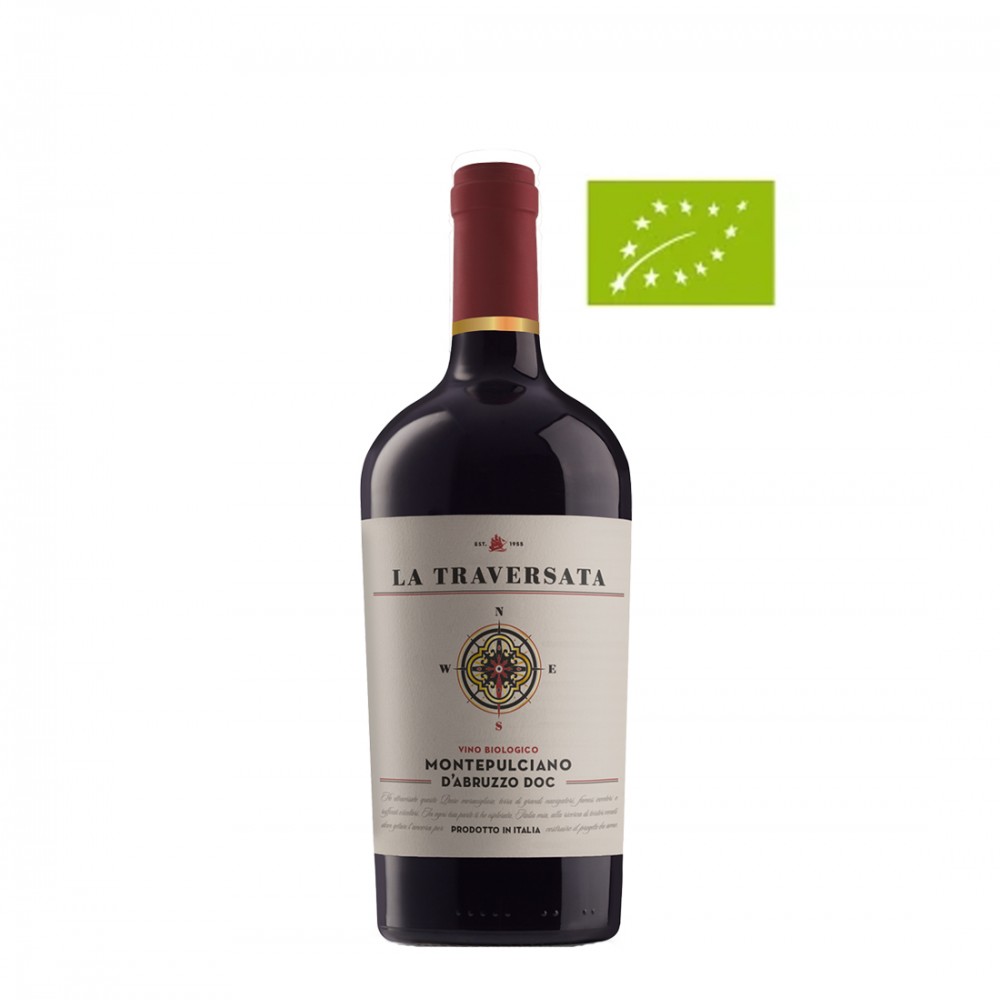 Corvezzo La Traversata Organic Montepulciano D'abruzzo 0.75L Corvezzo La Traversata Organic Montepulciano D'abruzzo 0.75L