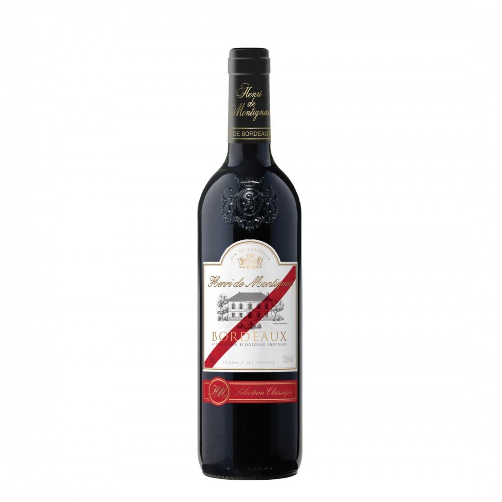 Henri de Montignac Bordeaux Rouge 0.75L