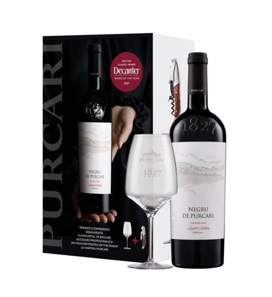 Purcari Negru de Purcari Vintage Gift Set 0.75L Purcari Negru de Purcari Vintage Gift Set 0.75L