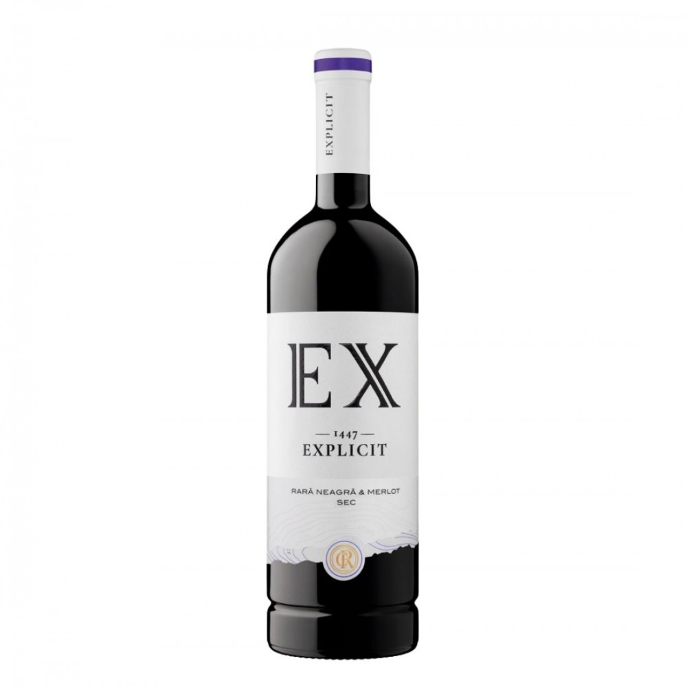 Recas Explicit Rara Neagra - Merlot DOP CMD 0.75L