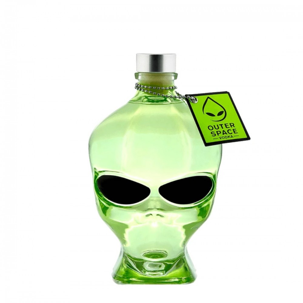 Vodka Outer Space Alien Head 0.7L