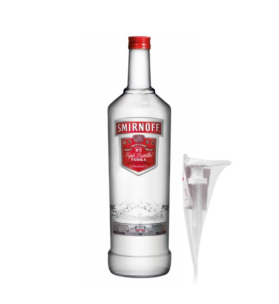 Vodka Smirnoff Red cu pompa 3L
