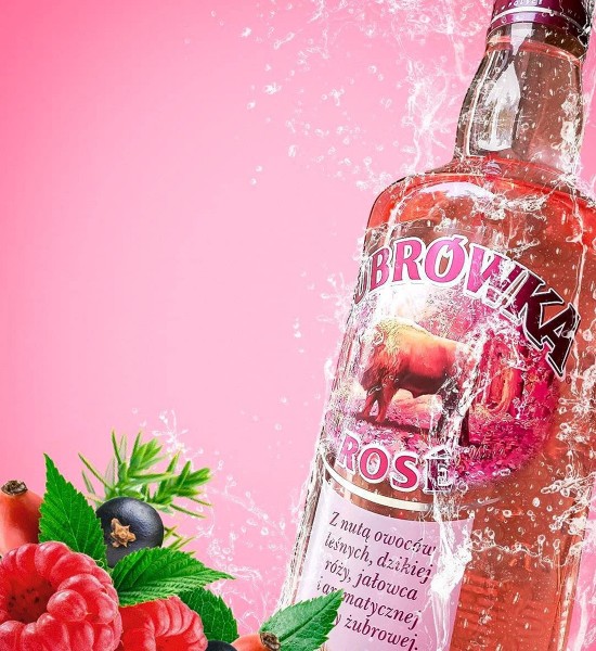 Vodka Zubrowka Rose 0.7L