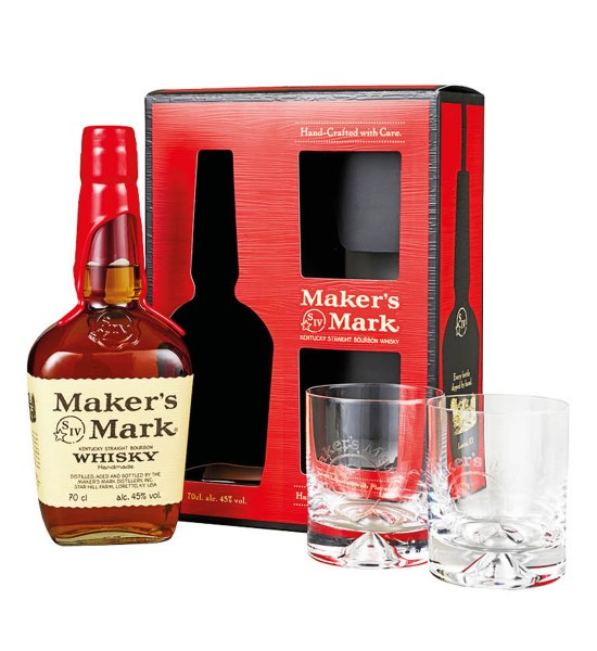 Whiskey Maker's Mark Gift Set 0.7L