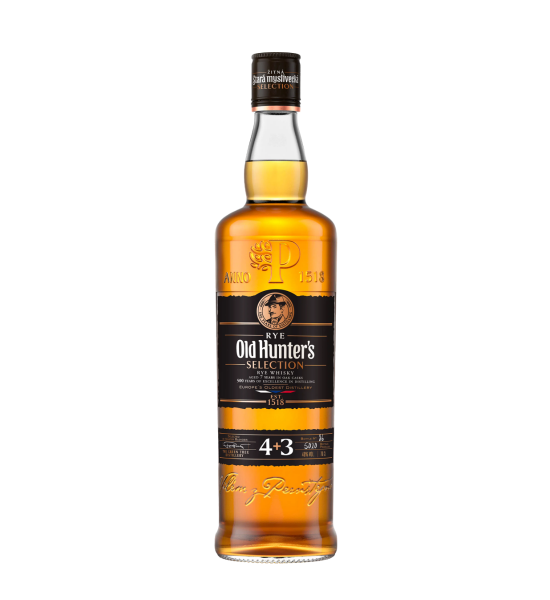 Whisky Old Hunter's Selection Rye 7 ani 0.7L Whisky Old Hunter's Selection Rye 7 ani 0.7L