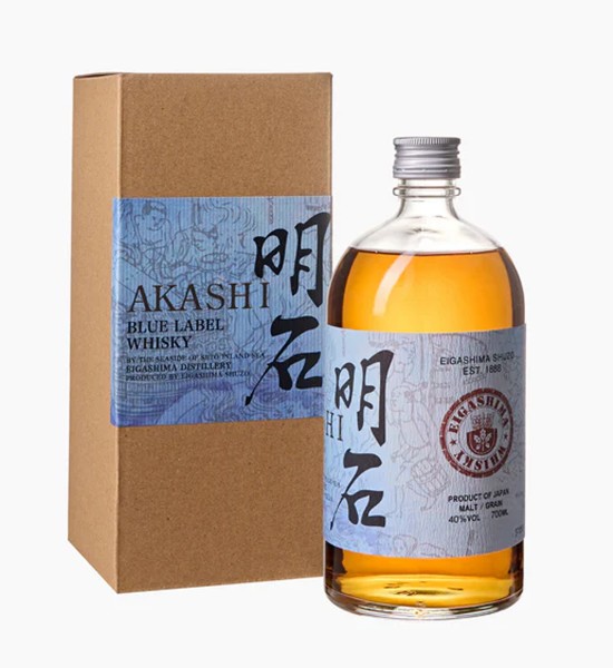 Produs - Whisky Akashi Blue Label Blended 0.7L - Wpg.ro